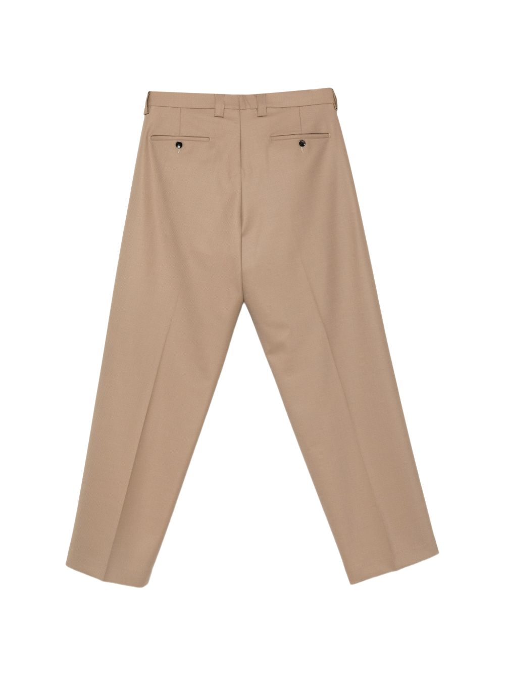 Pantaloni beige Harrison sartoriali con pieghe 