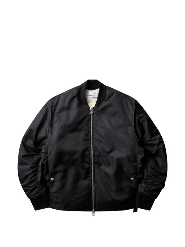 Bomber nero con ricamo Peacemaker OAM 