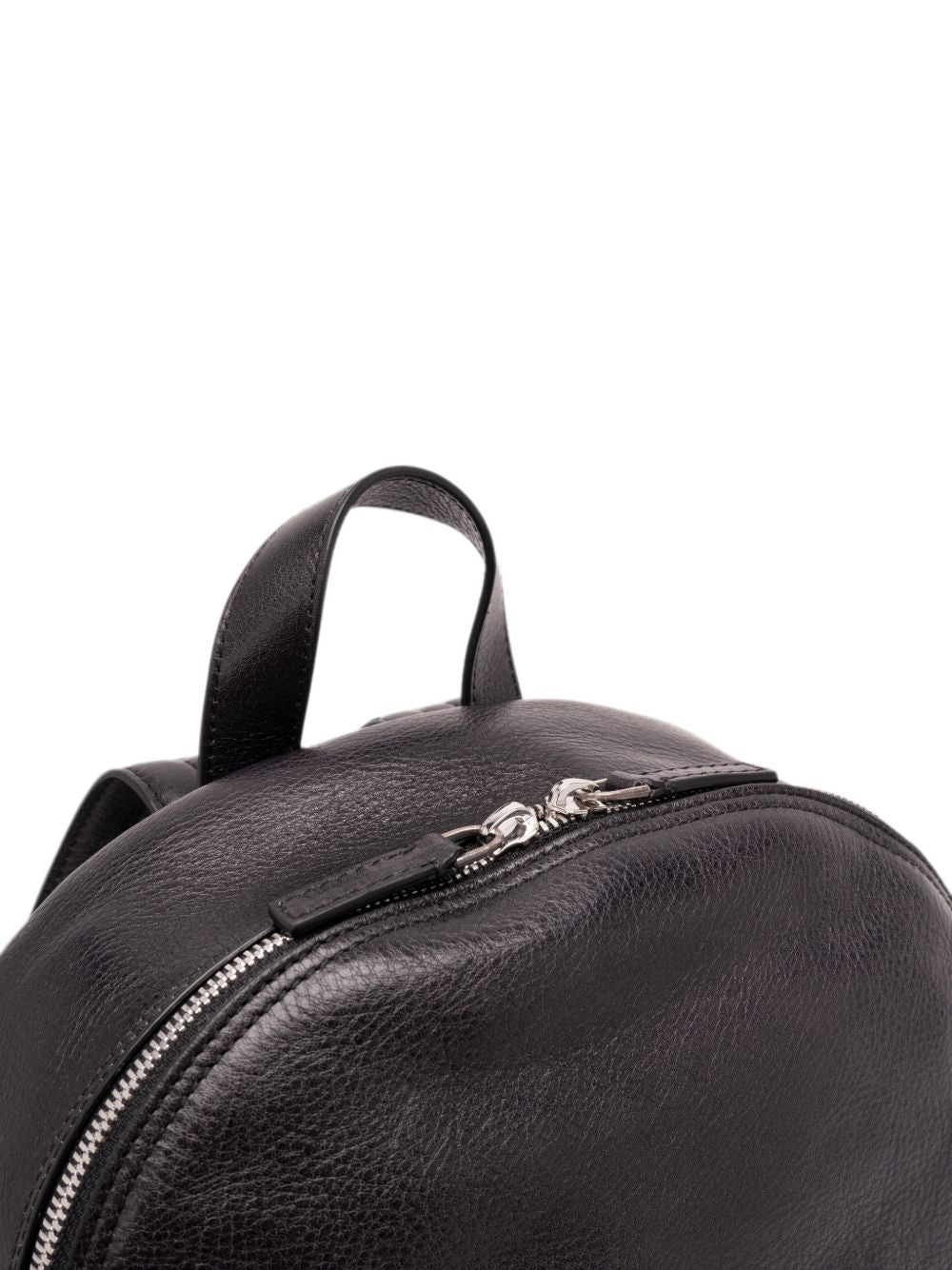 Zaino Laio nero in pelle 