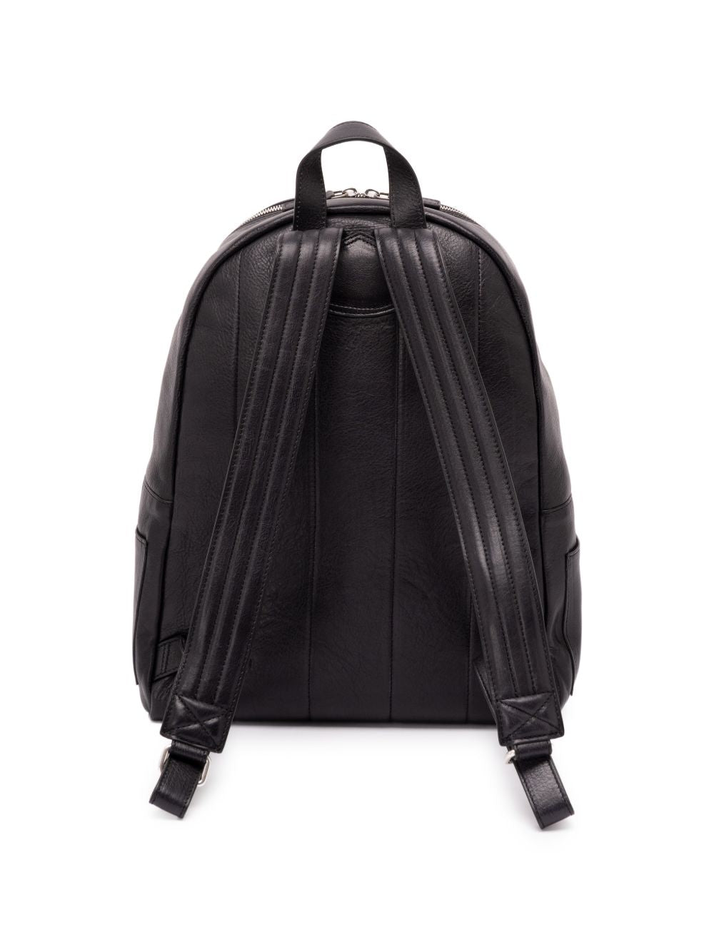 Zaino Laio nero in pelle 