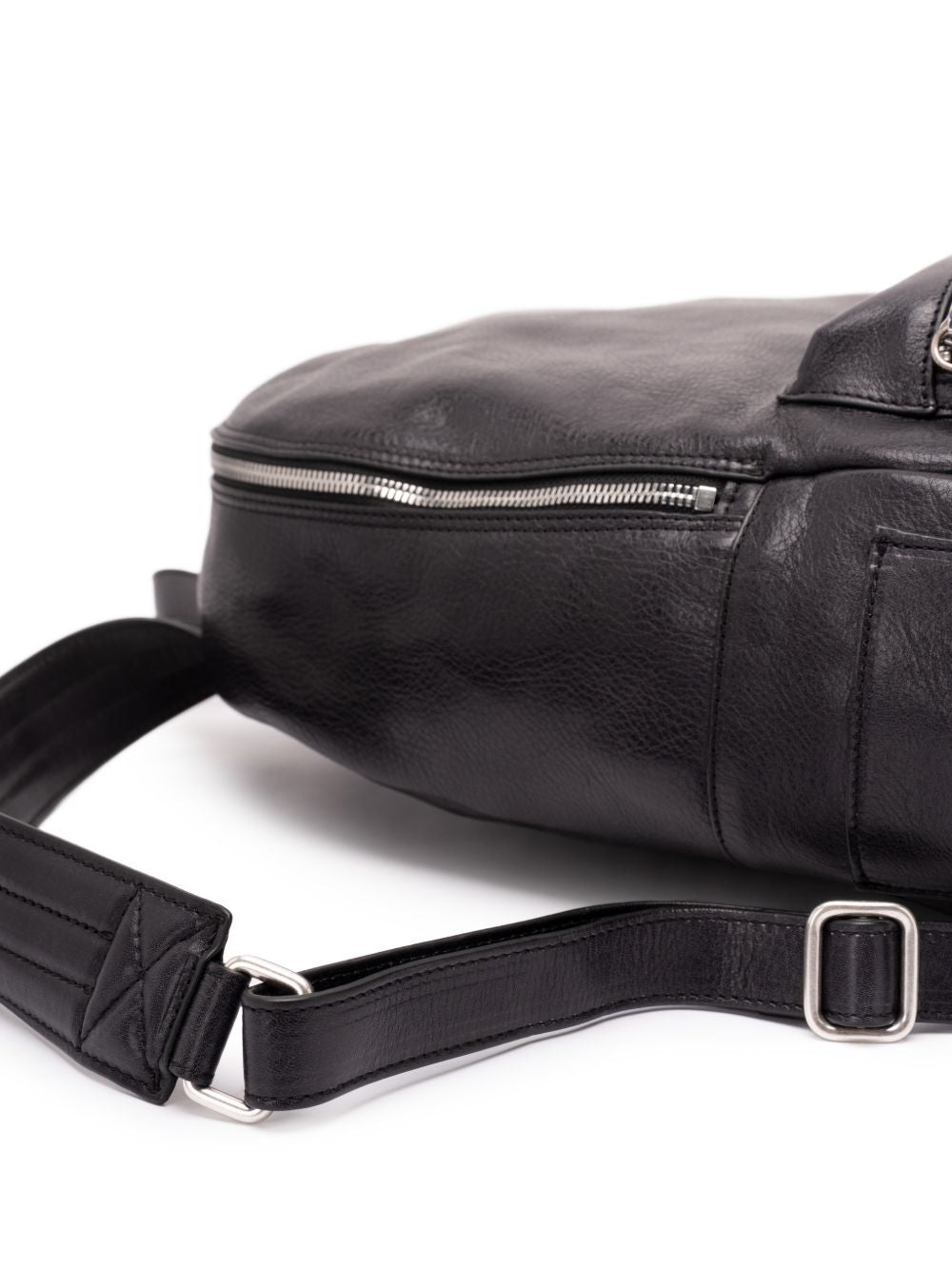 Zaino Laio nero in pelle 