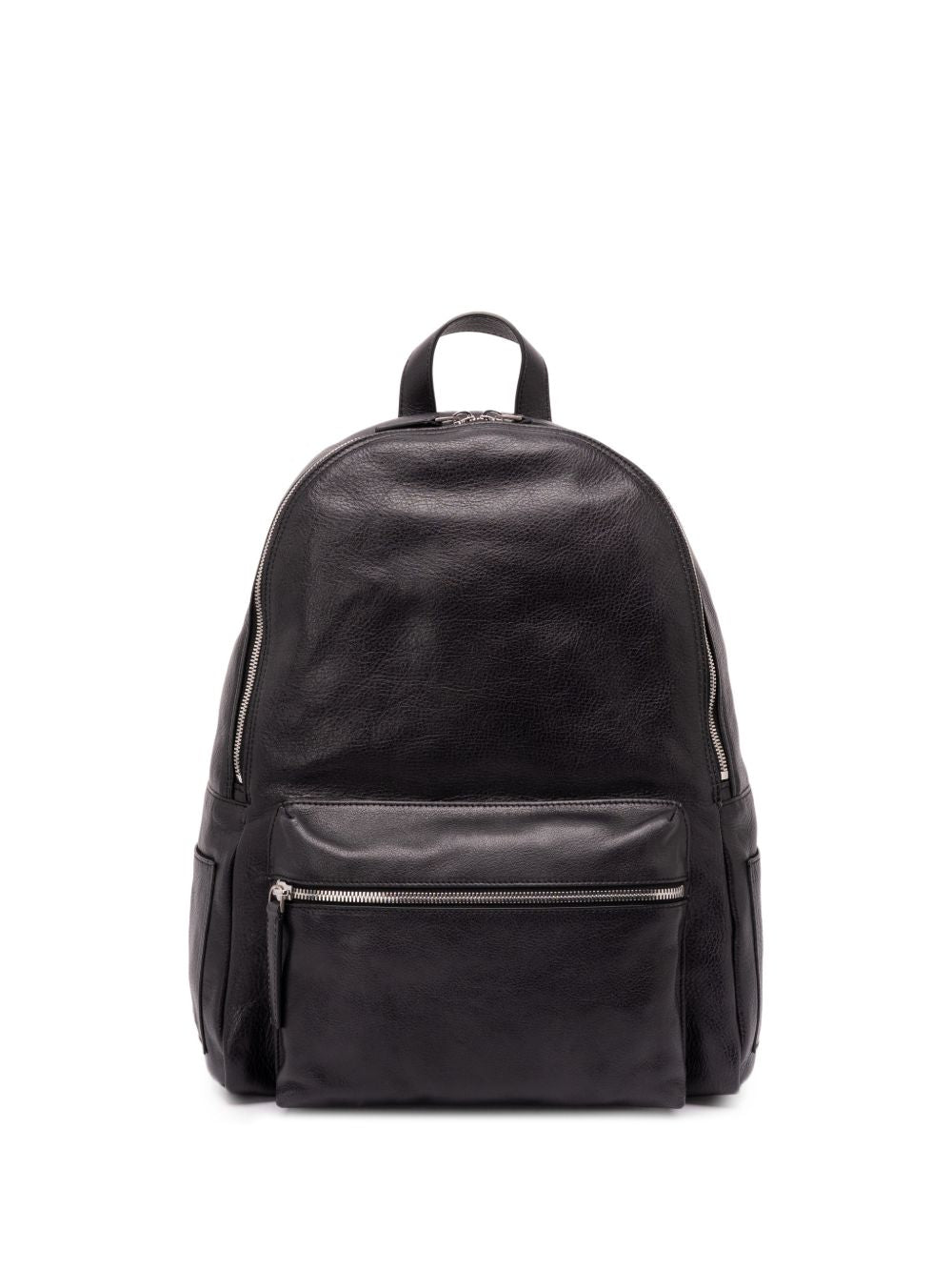 Zaino Laio nero in pelle 
