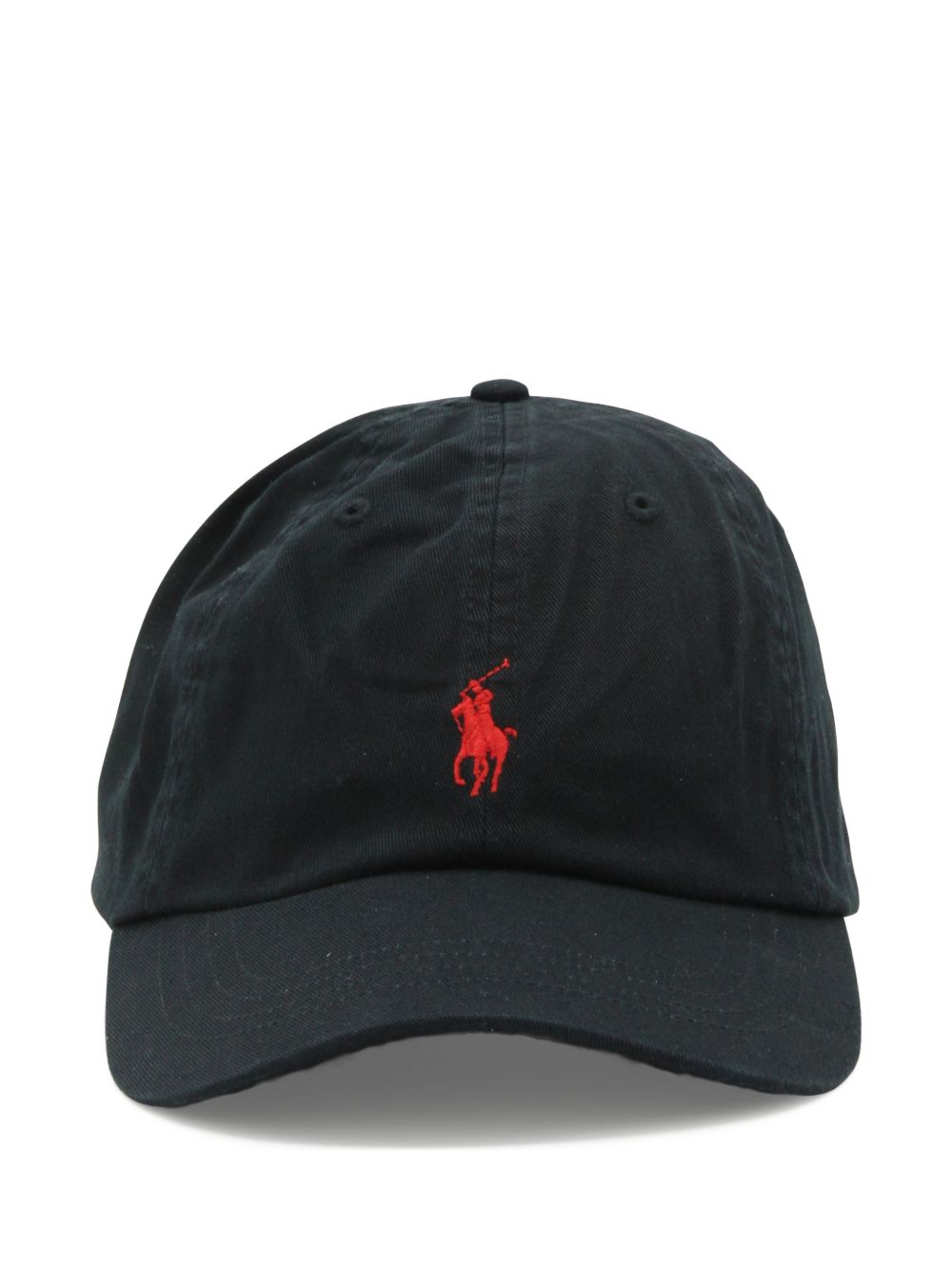 Cappello da baseball nero con logo 
