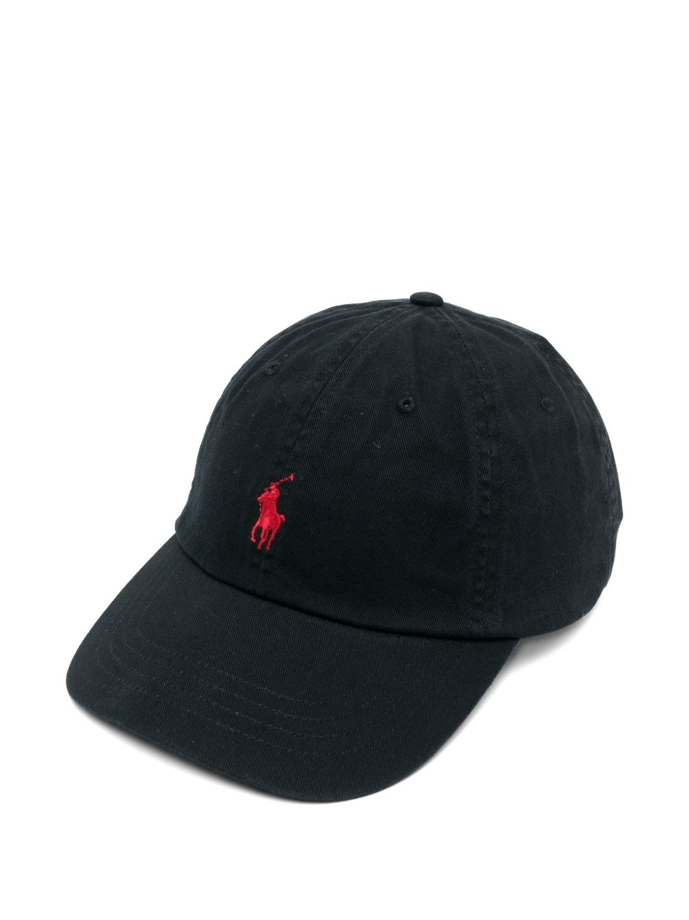 Cappello da baseball nero con logo 
