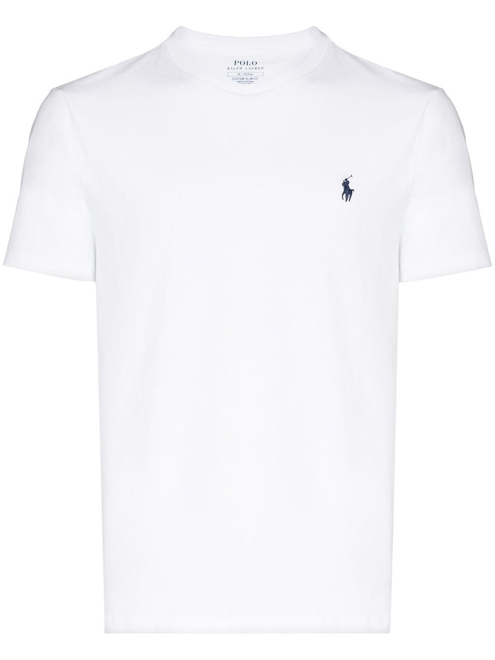 T-shirt bianca girocollo 