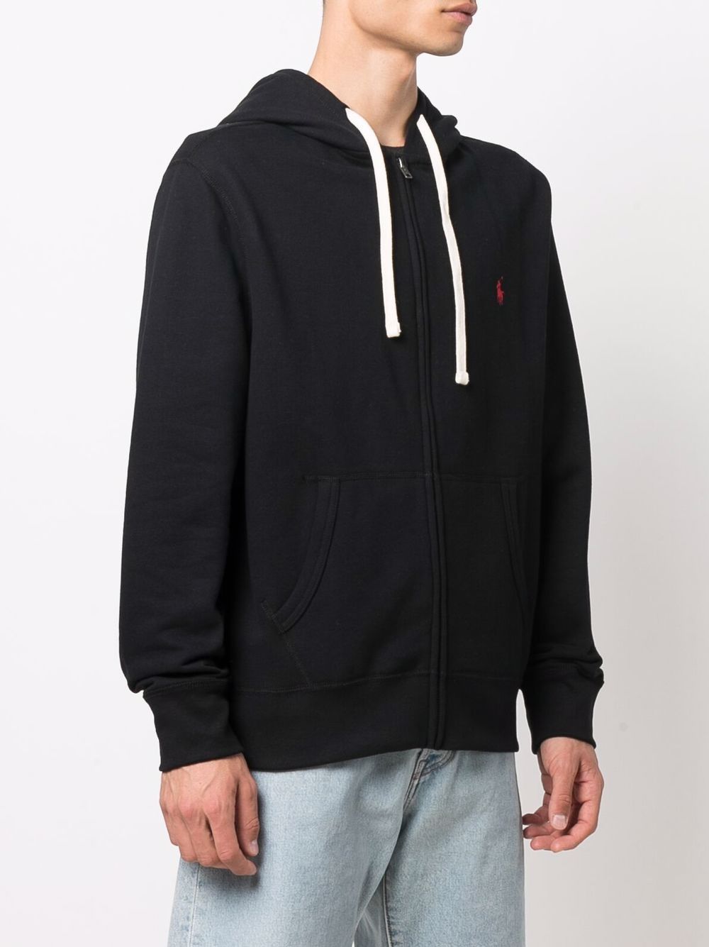 Felpa blu navy The RL con zip 