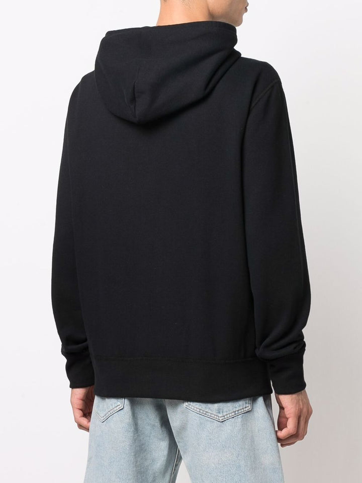 Felpa blu navy The RL con zip 
