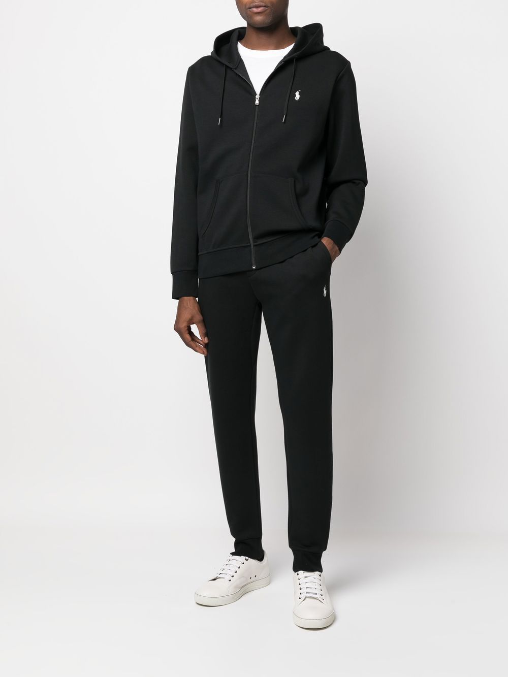 Pantaloni sportivi neri slim fit 