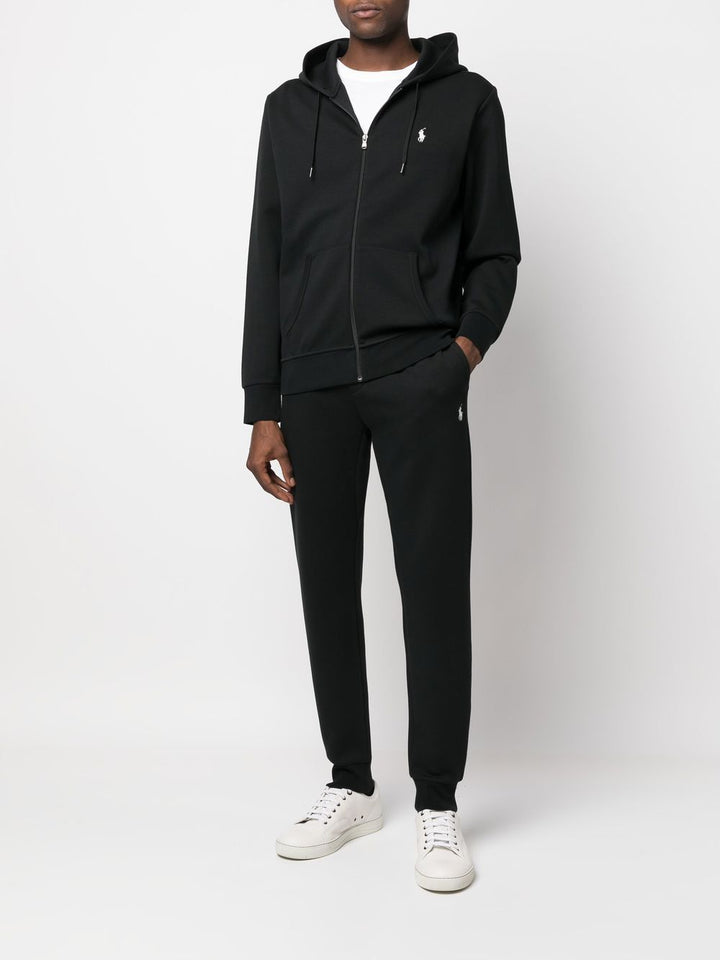 Pantaloni sportivi neri slim fit 