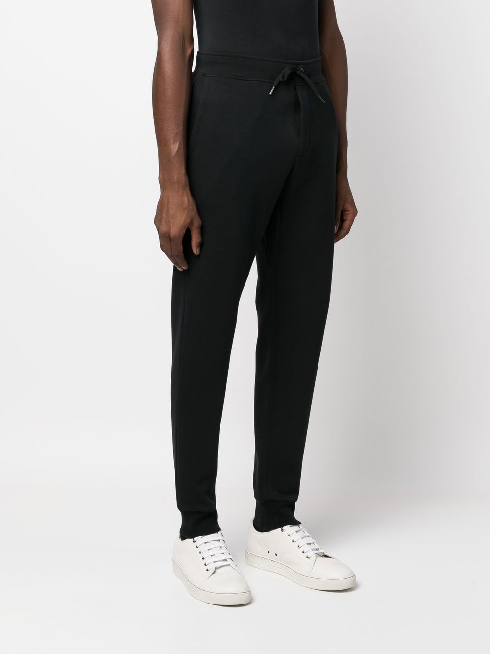 Pantaloni sportivi neri slim fit 