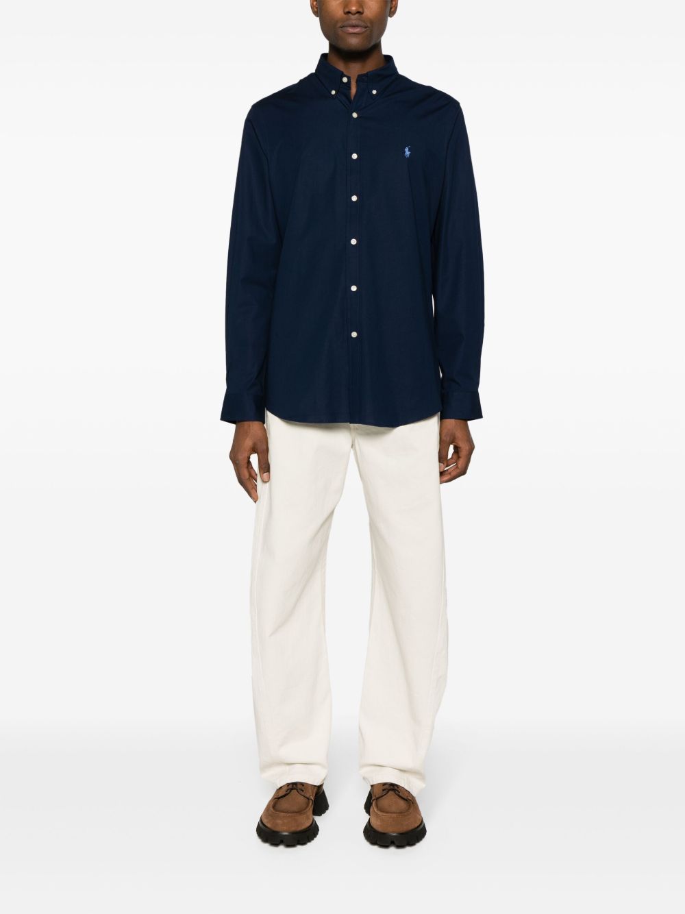 Camicia Polo Pony blu navy 
