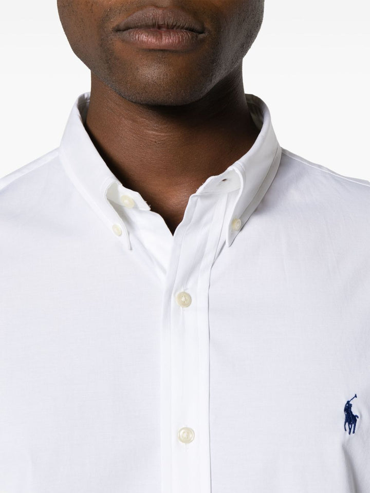 Camicia Polo Pony bianca 