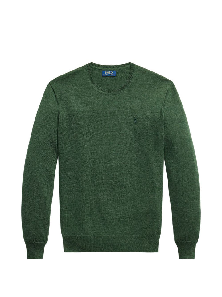 Maglione verde in lana 