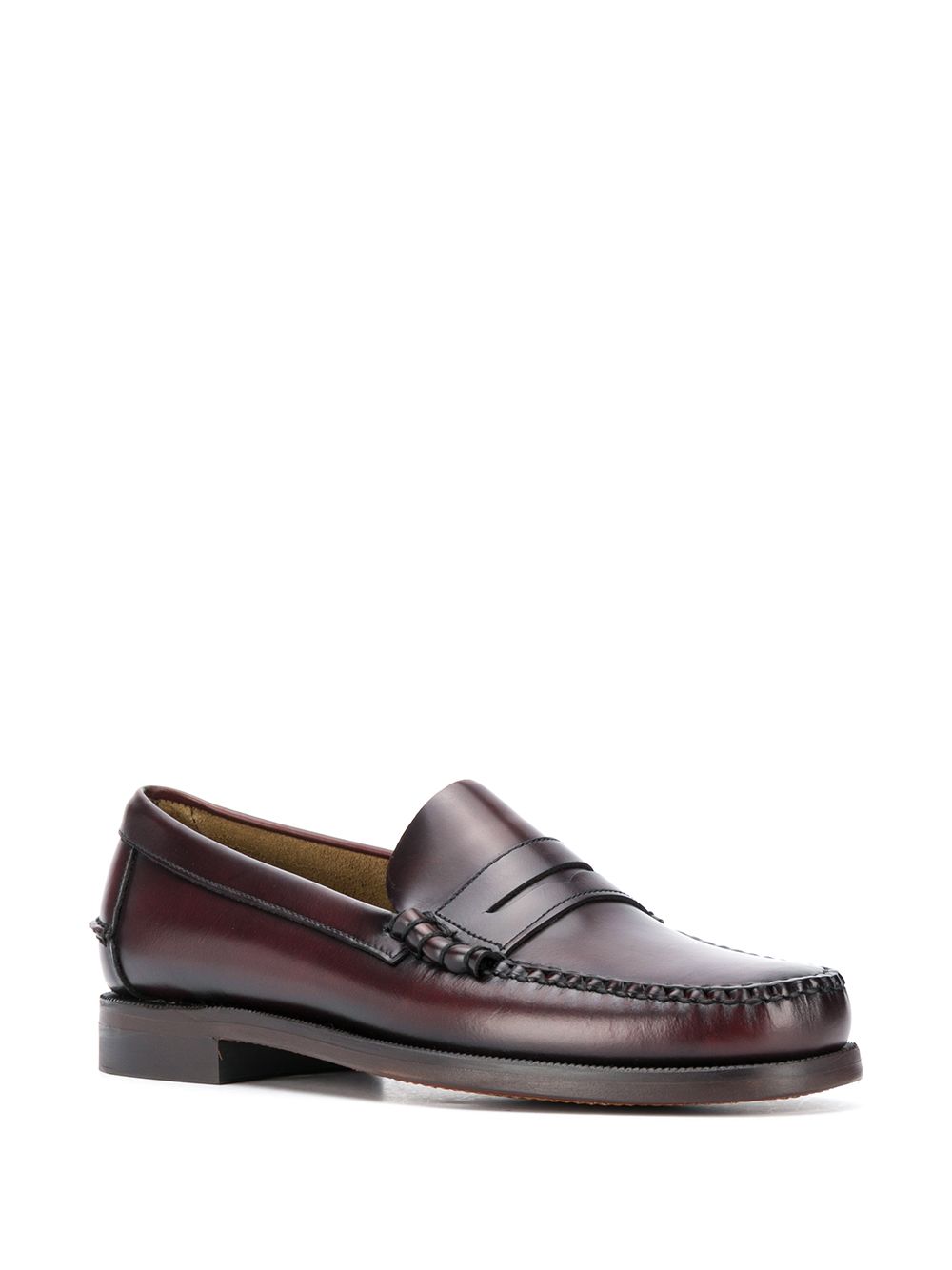 Mocassini Dan burgundy in pelle di vitello 
