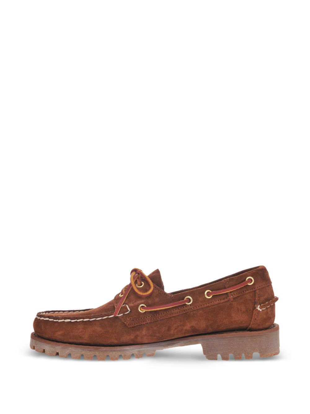 Mocassini Ranger marroni in pelle scamosciata 