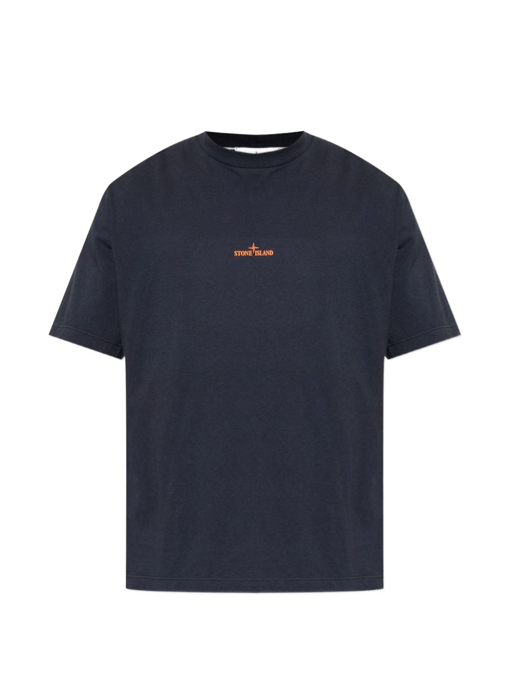 T-shirt blu navy con logo 