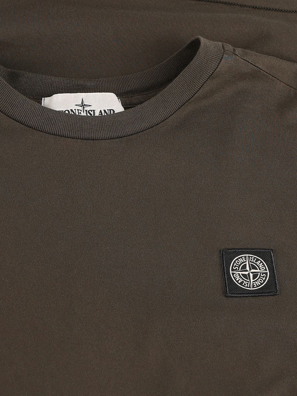 T-shirt coal grey con applicazione logo 