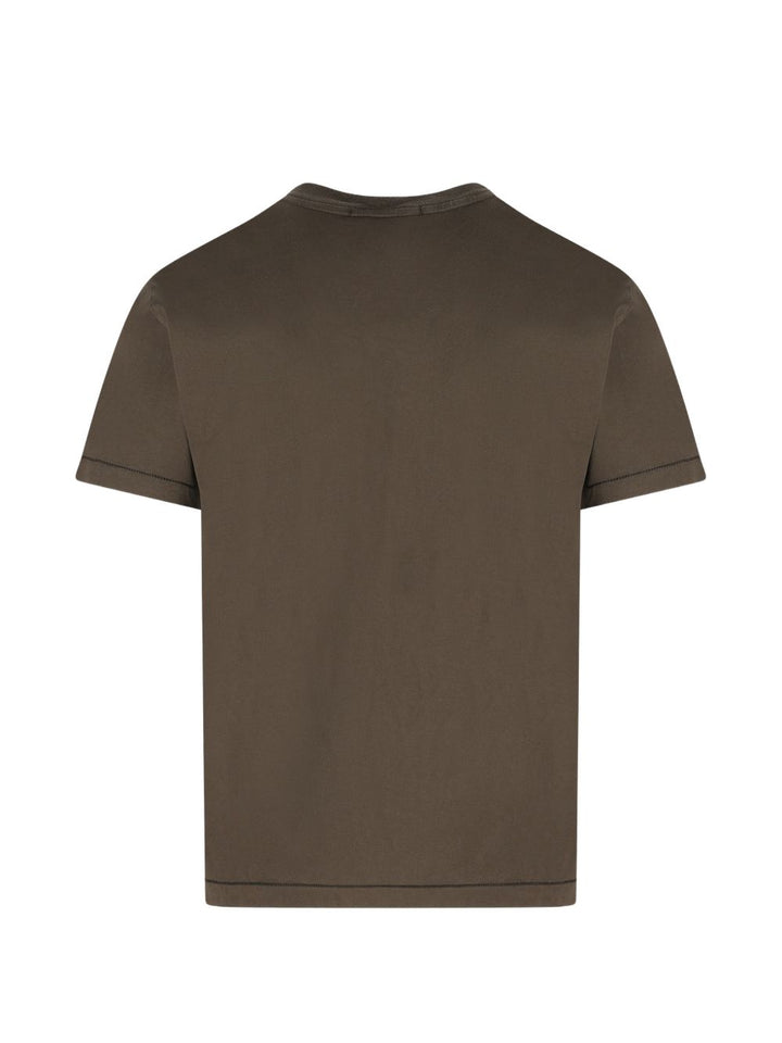 T-shirt coal grey con applicazione logo 