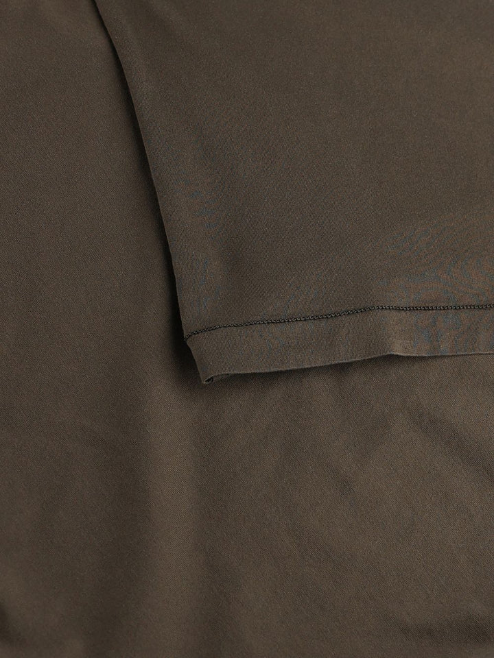 T-shirt coal grey con applicazione logo 