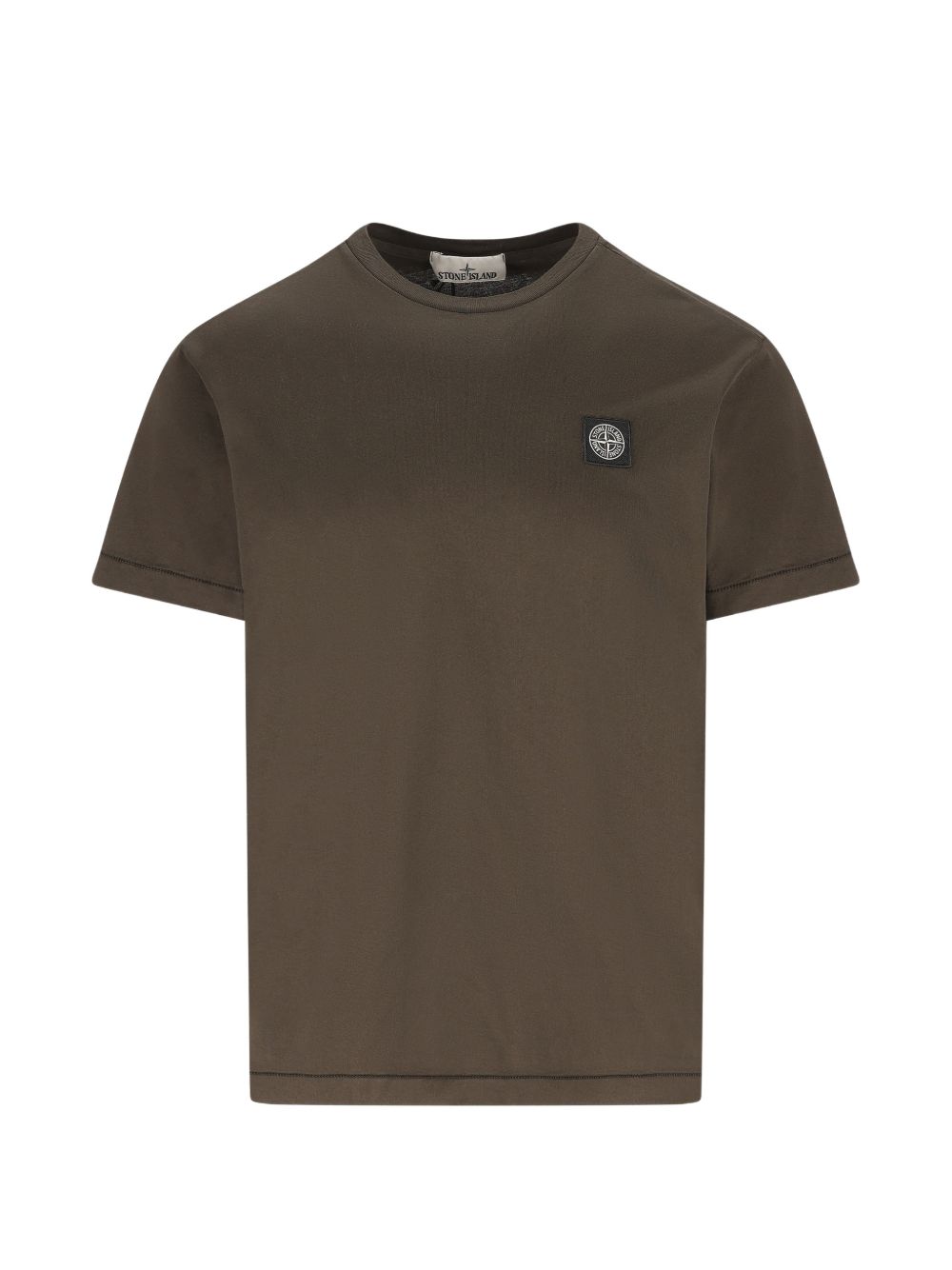 T-shirt coal grey con applicazione logo 