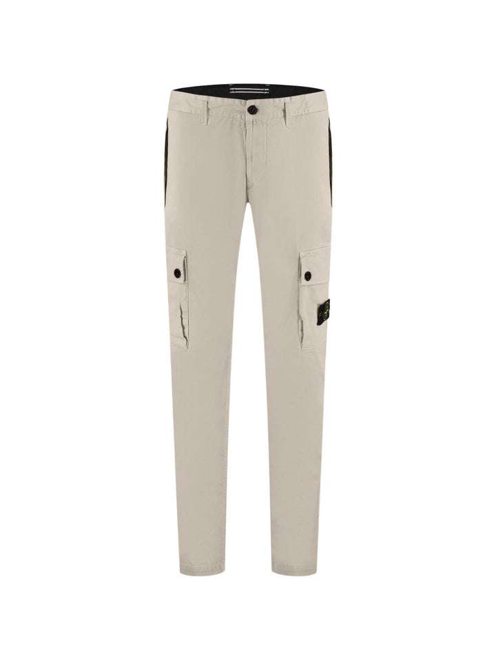 Pantaloni cargo Slim in twill di cotone biologico sand 