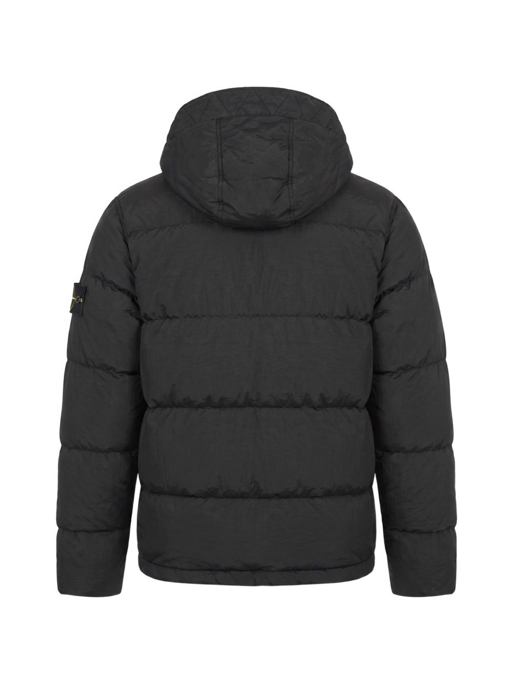 Piumino nero in Nylon Metal ECONYL 