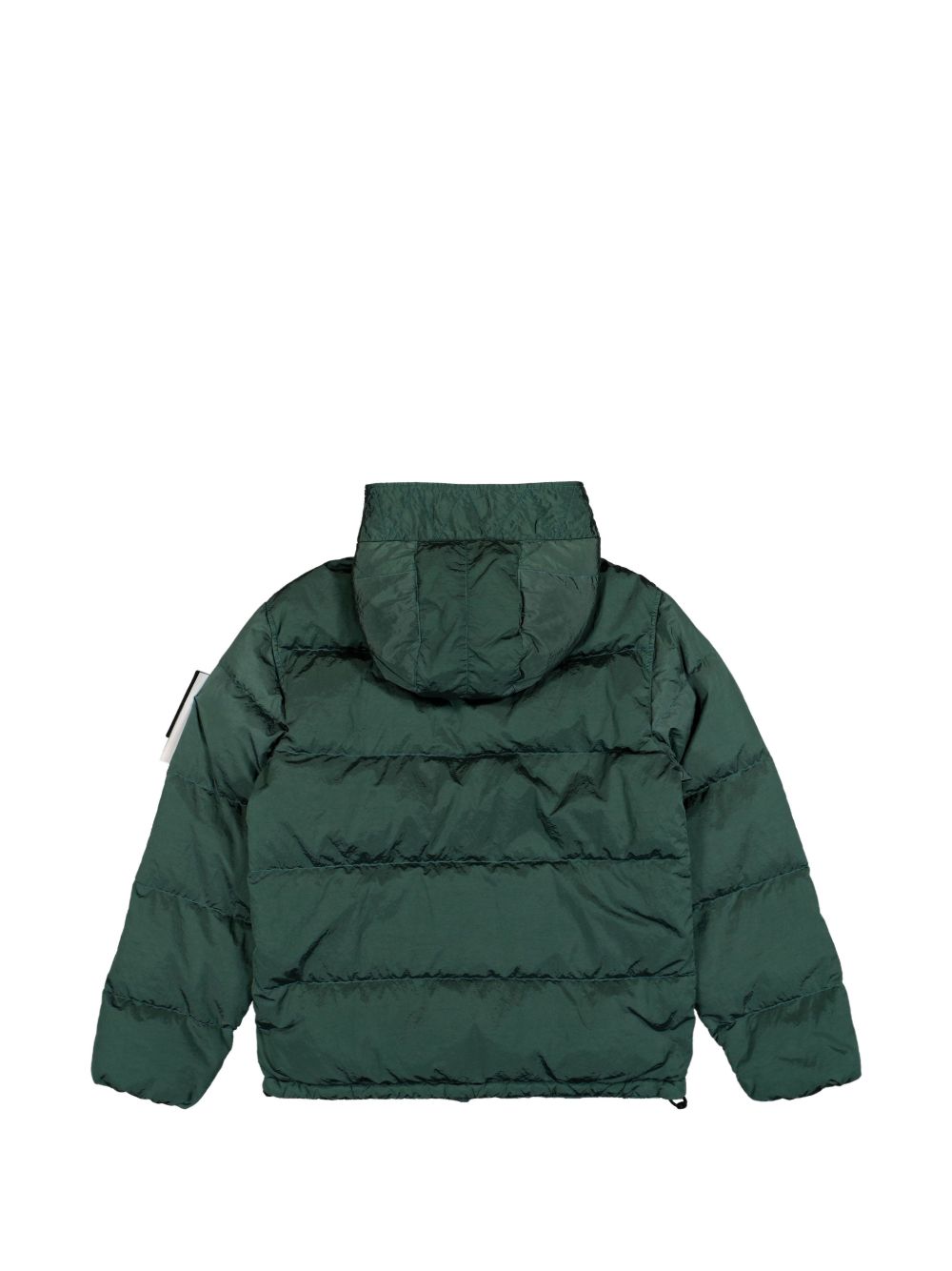 Piumino verde oceano in Nylon Metal ECONYL 