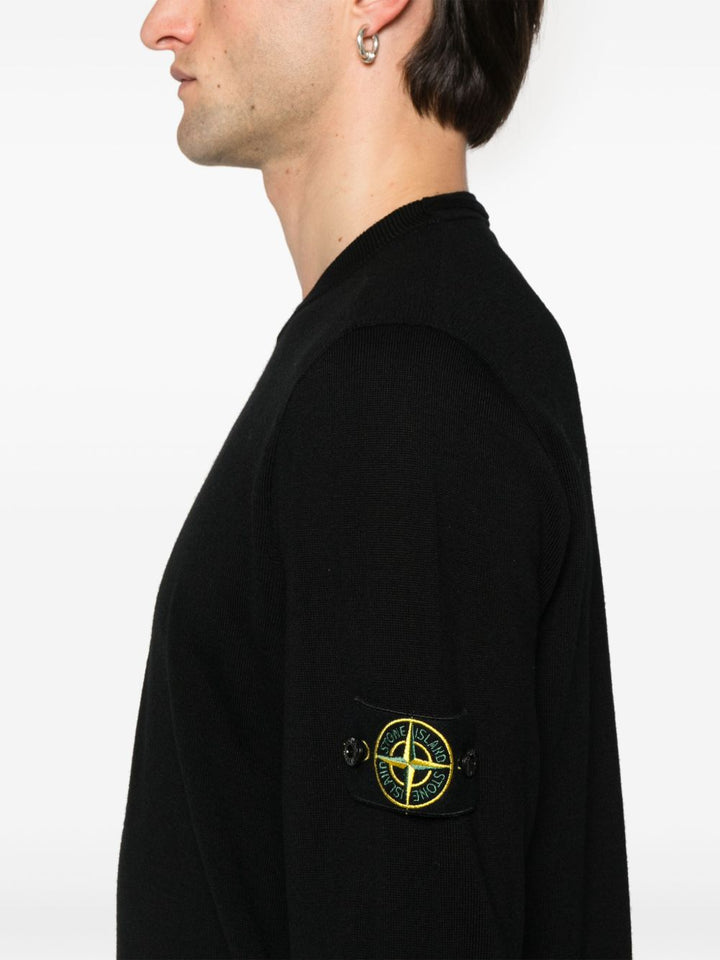 Maglia nera in lana 