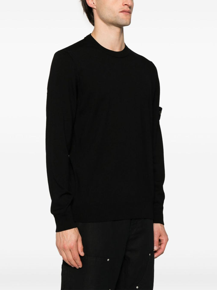 Maglia nera in lana 