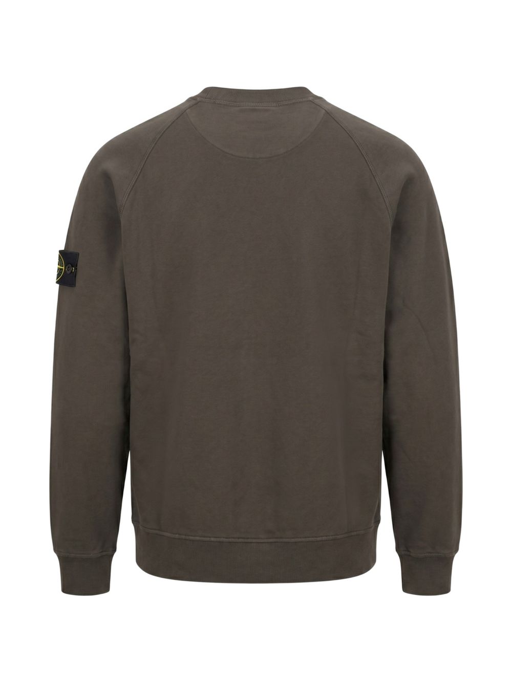 Felpa coal grey con applicazione Compass 