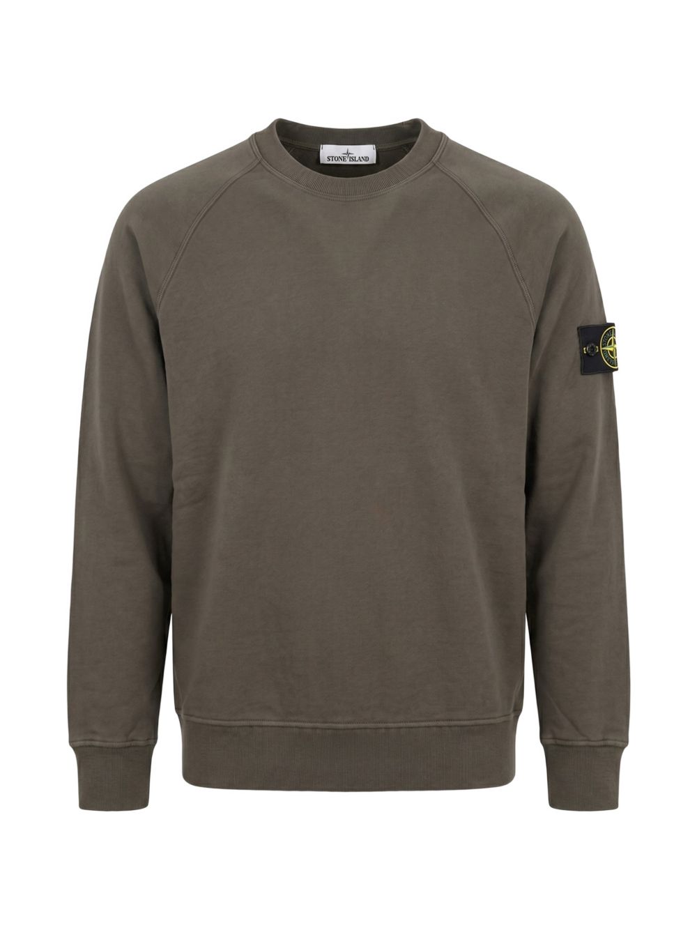 Felpa coal grey con applicazione Compass 