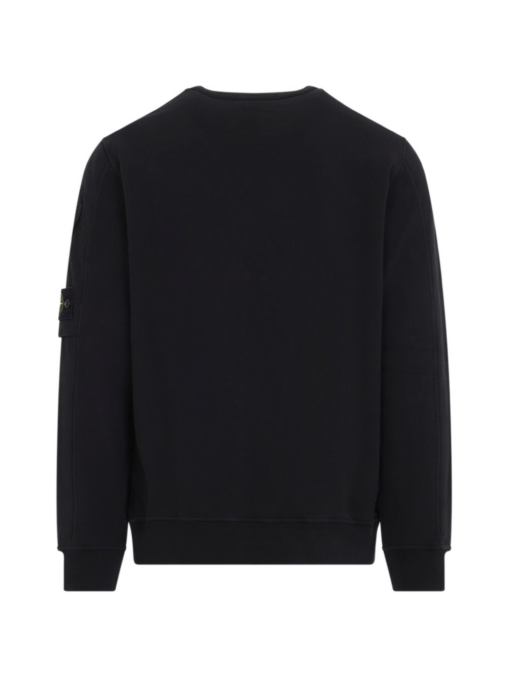 Felpa in cotone nera 