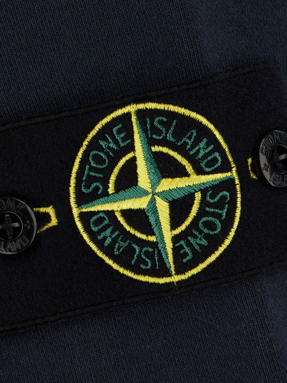Felpa blu navy con applicazione Compass 