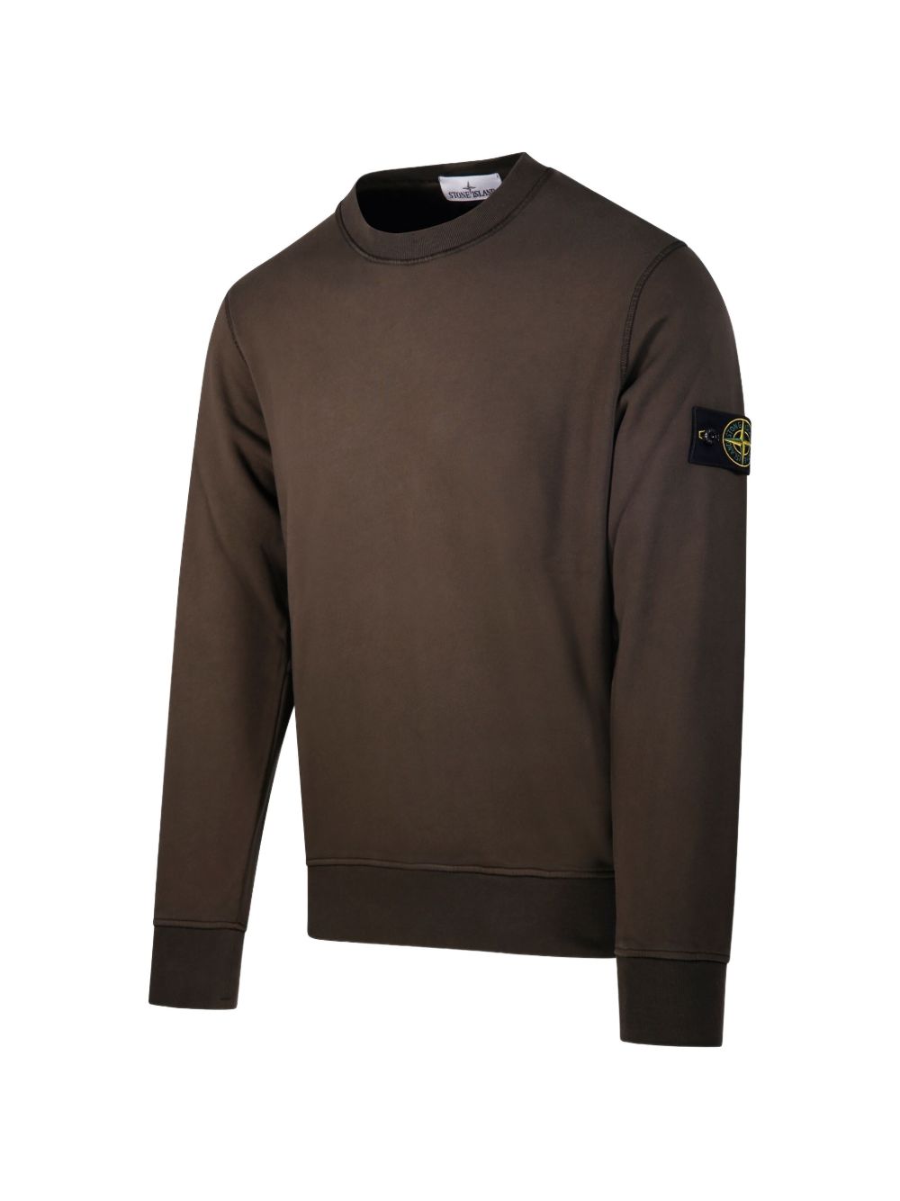 Felpa coal grey con applicazione Compass 