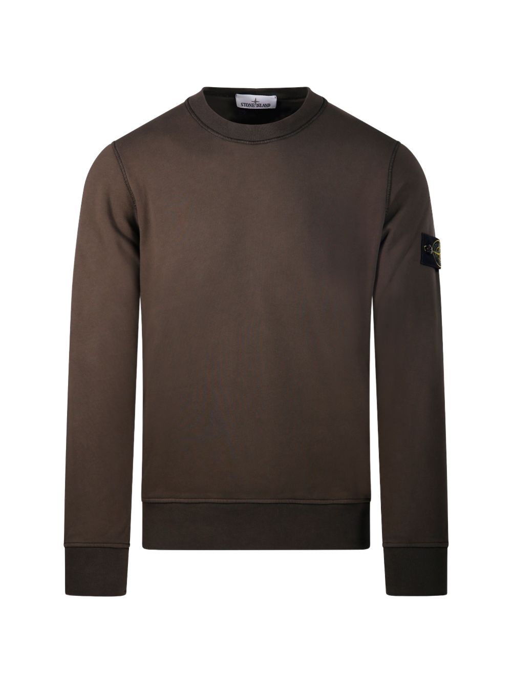 Felpa coal grey con applicazione Compass 