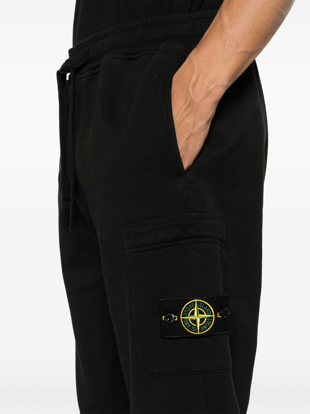 Jogger neri in cotone 
