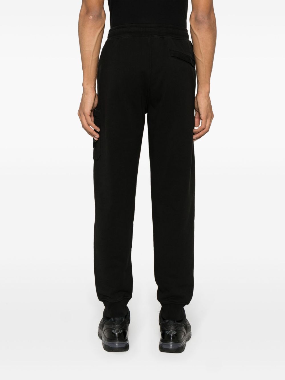 Jogger neri in cotone 