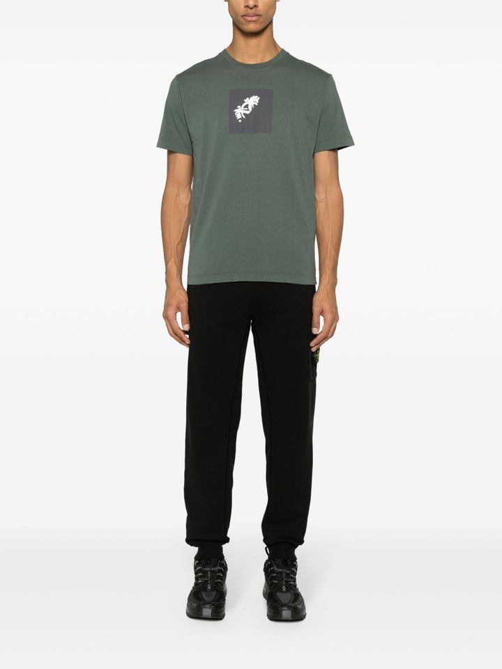 Jogger neri in cotone 