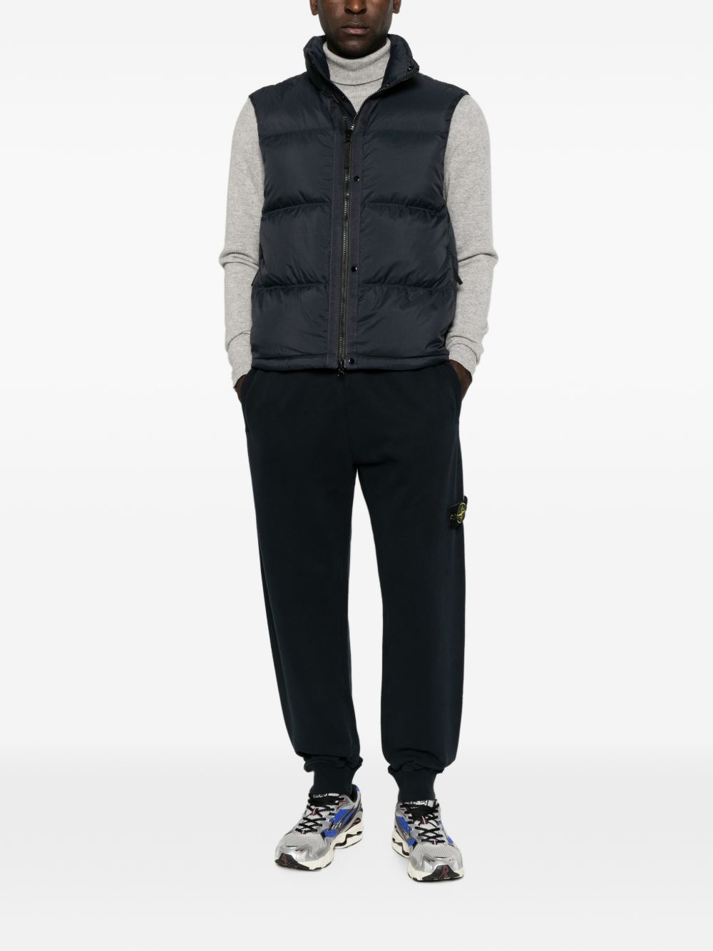 Gilet imbottito blu navy 