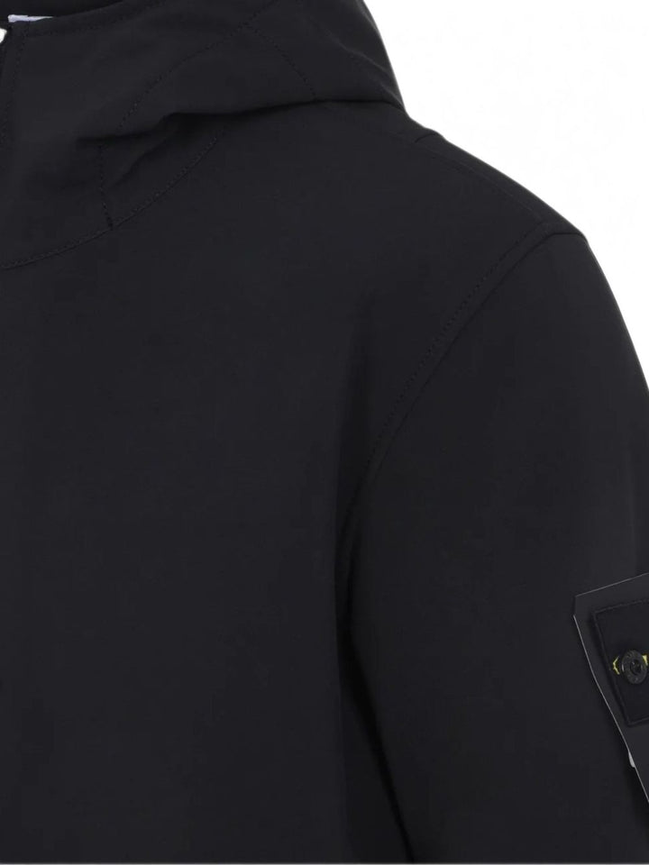Parka con applicazione Compass grigio 