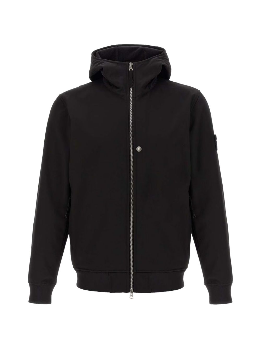 Parka con applicazione Compass grigio 