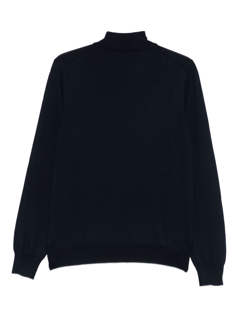 Maglione a collo alto blu 