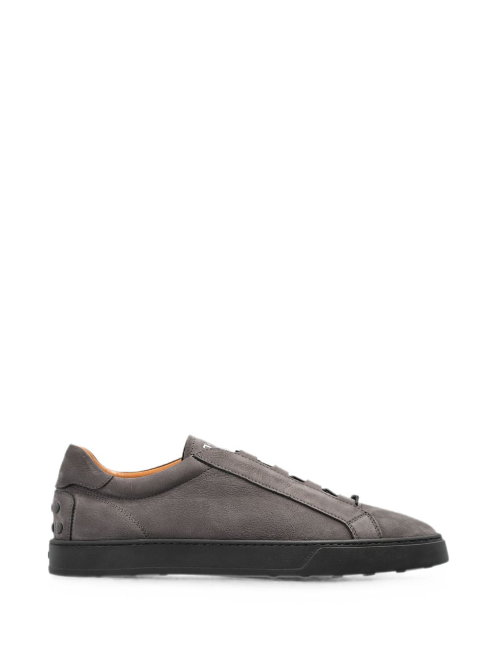 Sneakers grigio scuro in nabuk 