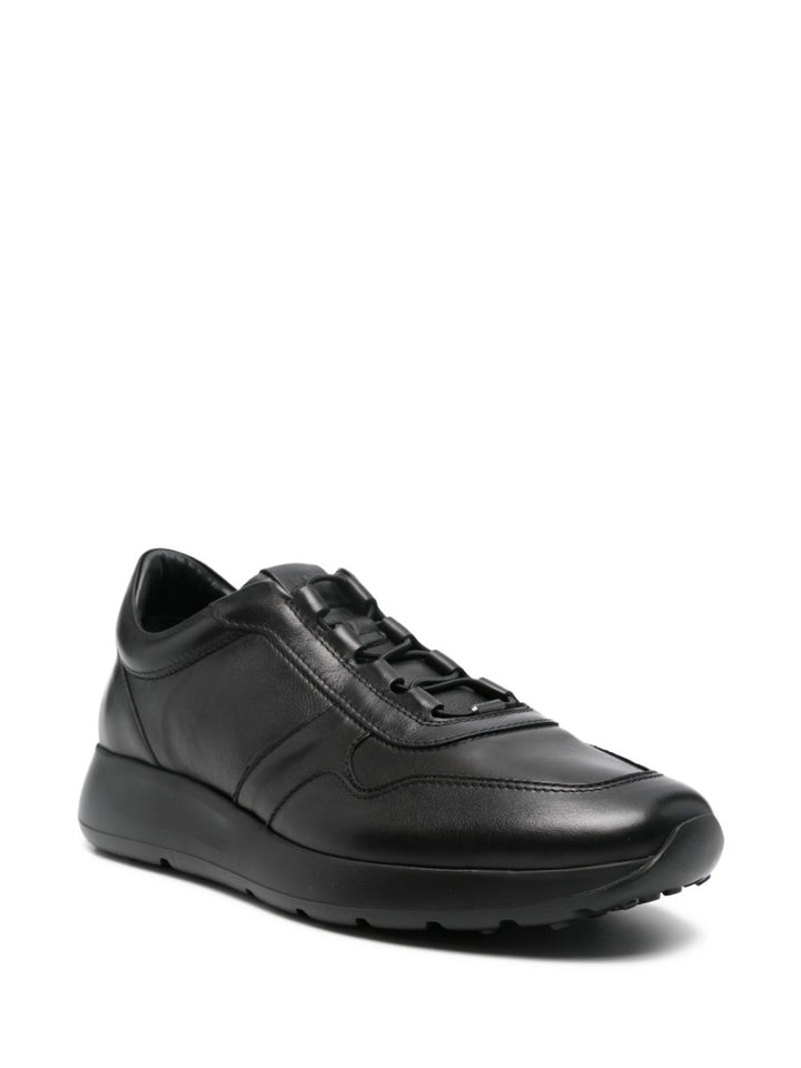 Sneakers nere Red Dot in pelle 