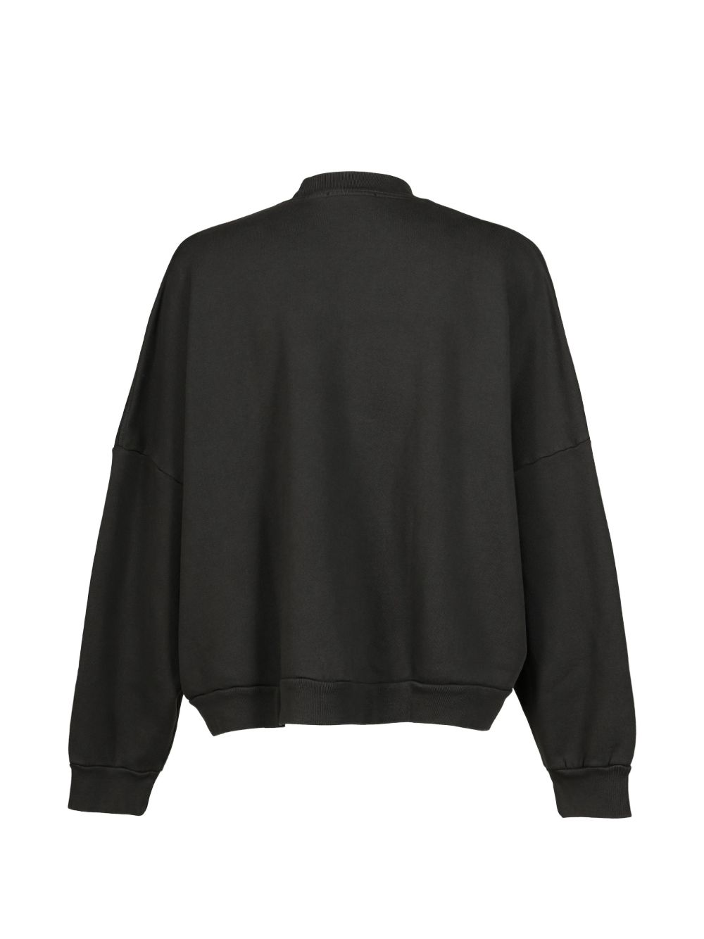 Maglione nero Willy Chavarria OS Chavantino girocollo 