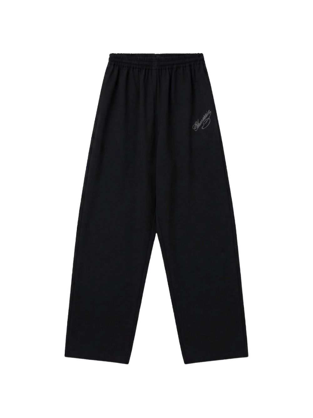 Pantaloni sportivi neri Willy Chavarria The Ruff Rider a quadri 