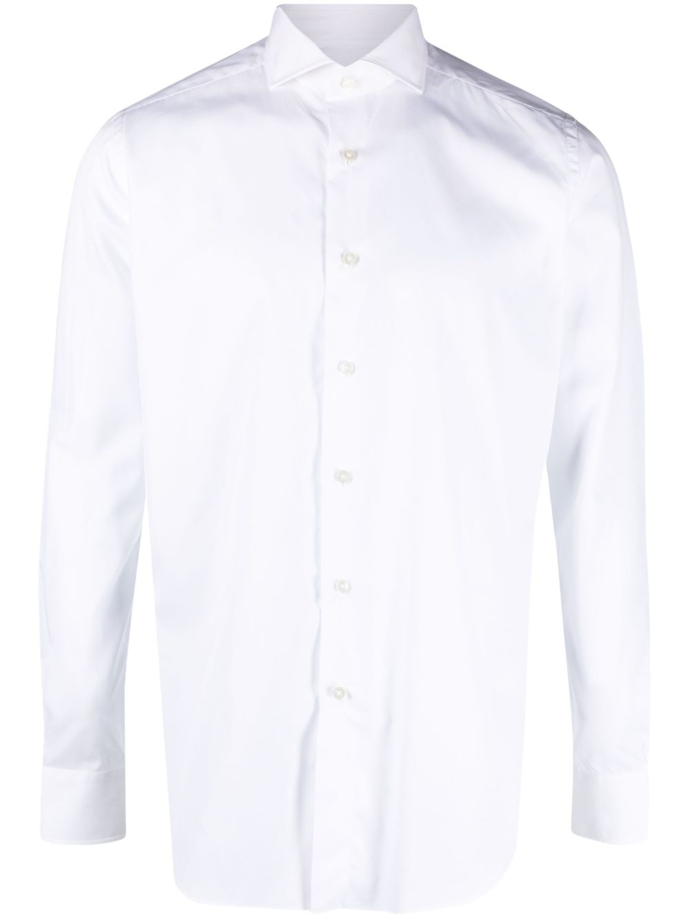 Camicia con colletto ampio bianca 