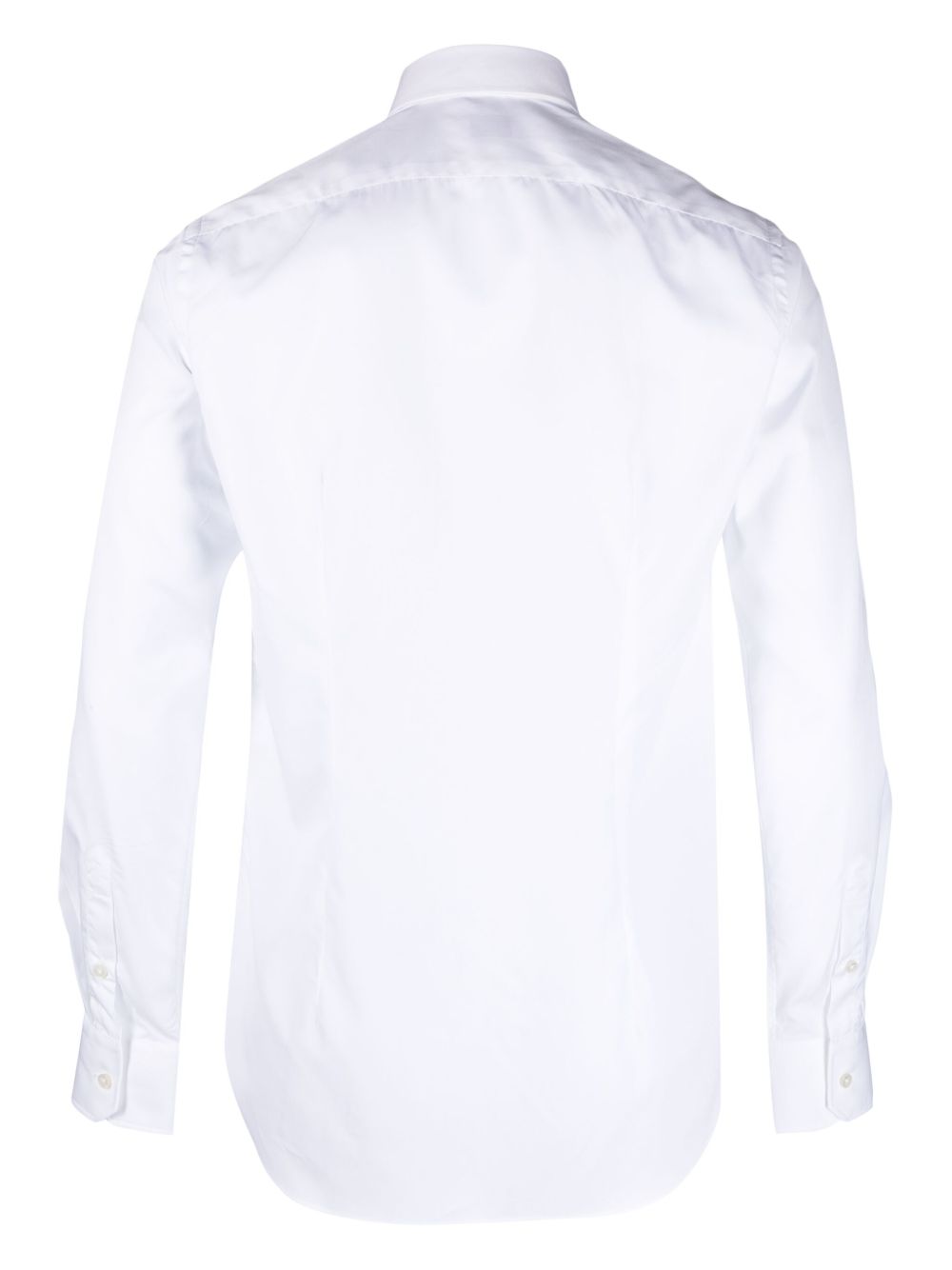 Camicia con colletto ampio bianca 