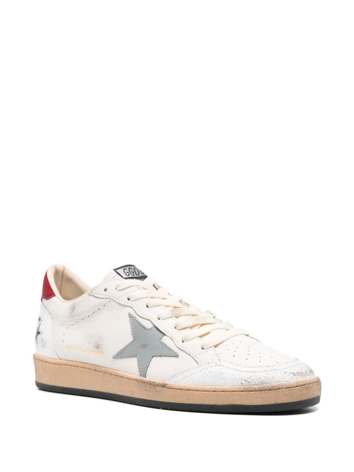 Sneakers Ball Star bianche con applicazione stella e logo 