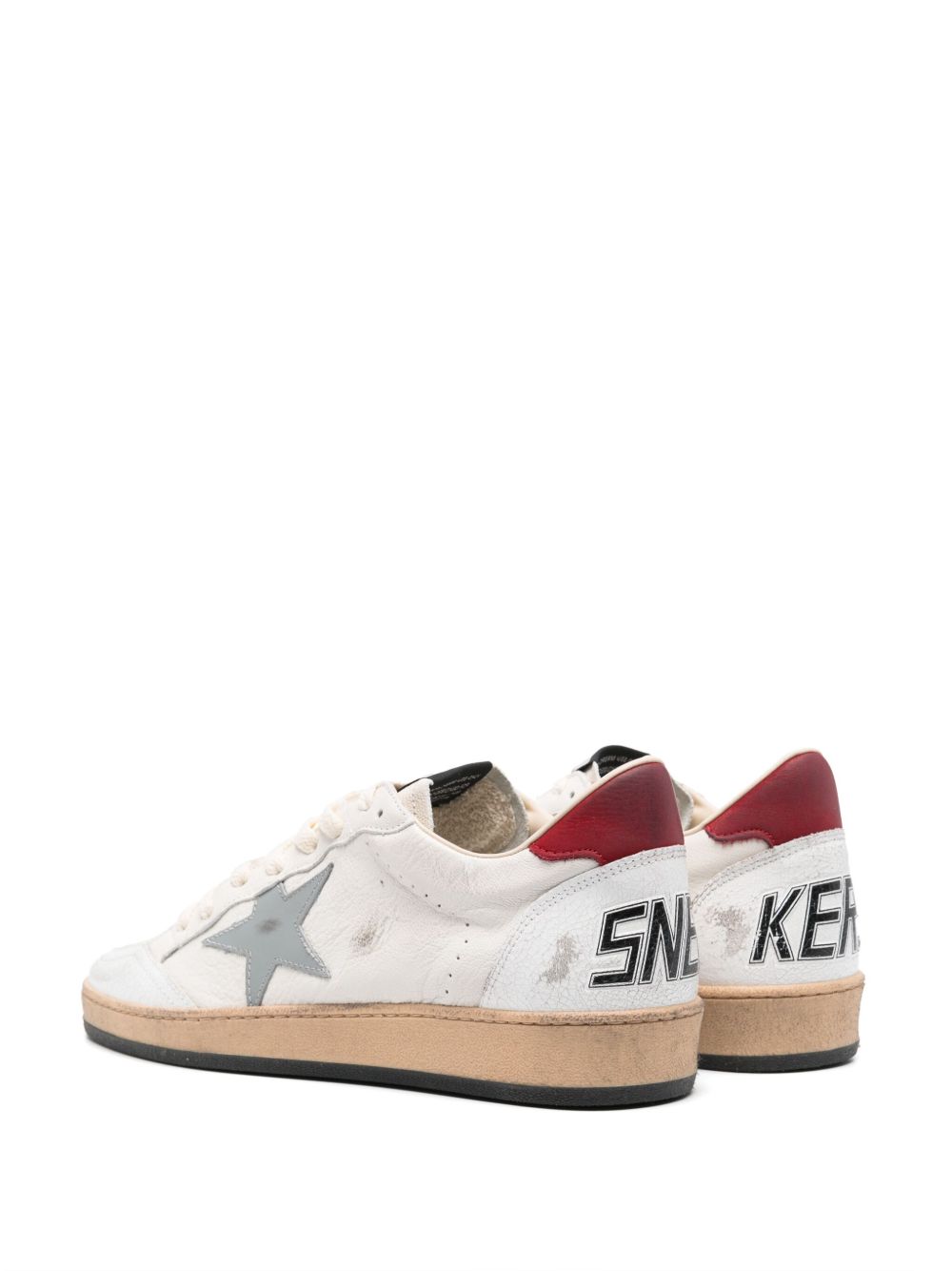 Sneakers Ball Star bianche con applicazione stella e logo 